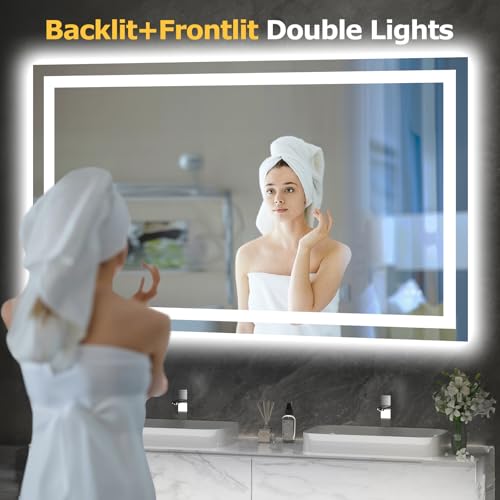60"X36" LED Bathroom Mirror with Lights