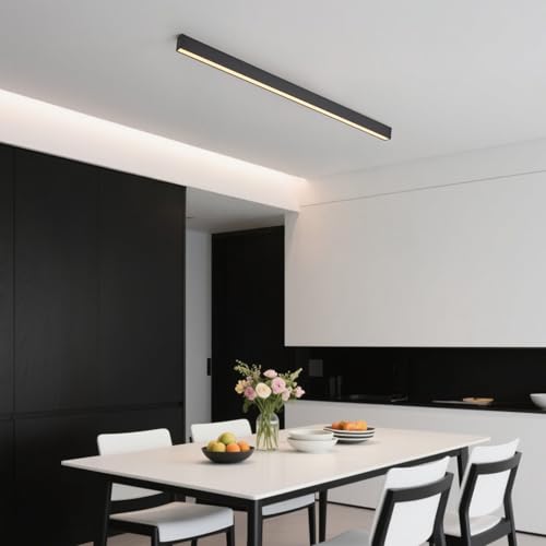 Black ceiling light LED