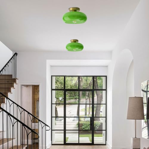 Green Ceiling Light