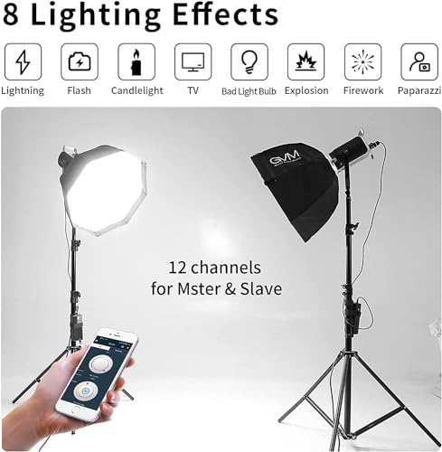 GVM 200W LED Video Light with Softbox