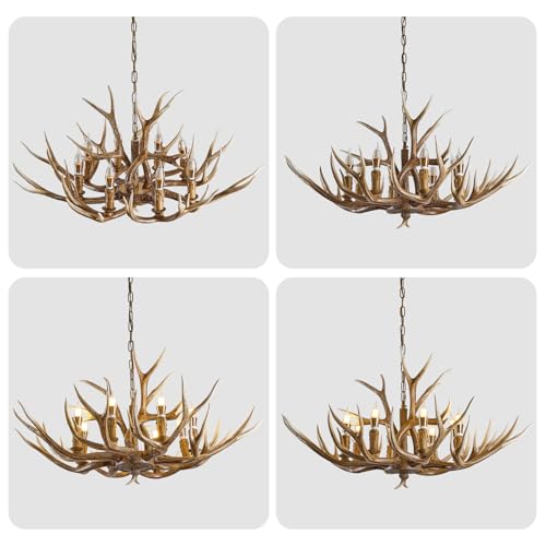 Antlers Chandelier 8 Light