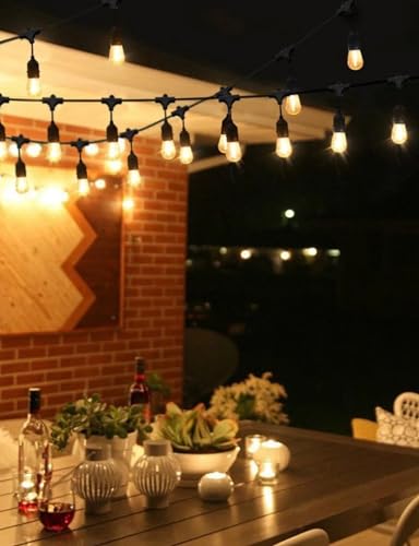 Outdoor String Lights for Outside 200 FT Waterproof Commercial Grade (200 Foot)