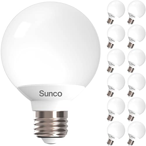 Sunco 12 Pack G25 LED Light Bulb (12 Count)