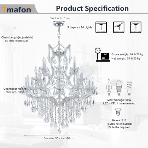 Large High Ceiling Modern Chandeliers