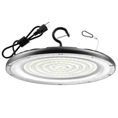 150W UFO High Bay Light 1 Pack 22500LM LED Shop Lights Plug & Play