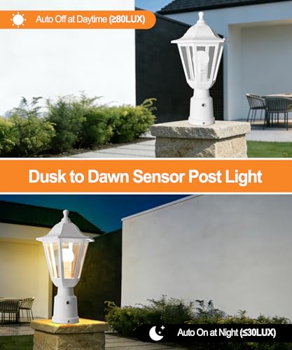 Dusk to Dawn Outdoor Post Light