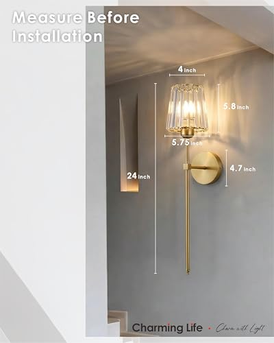 Battery Operated Wall Sconces Set of 2