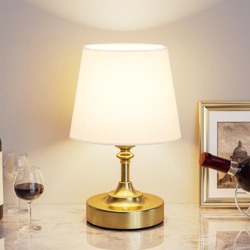 Mini Cordless Table Lamp Gold