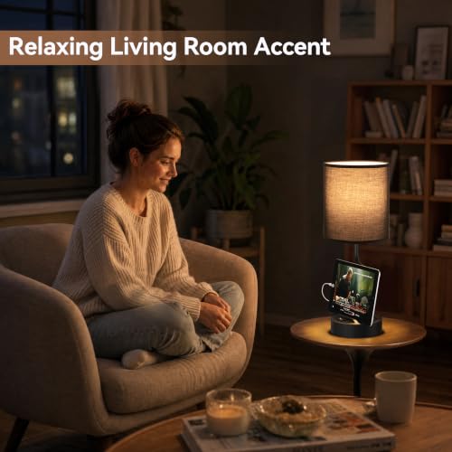Bedside Lamps for Bedroom Set (2 Count)