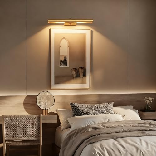 18 inch Brass Picture Light Hardwired Picture Light Library Light