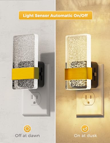 Night Light Bathroom Night Lights Plug into Wall Light Sensor