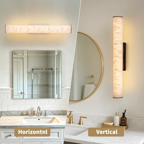 19.7" Spanish Alabaster Wall Sconce
