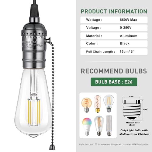 Pull Chain Light Socket Replacement