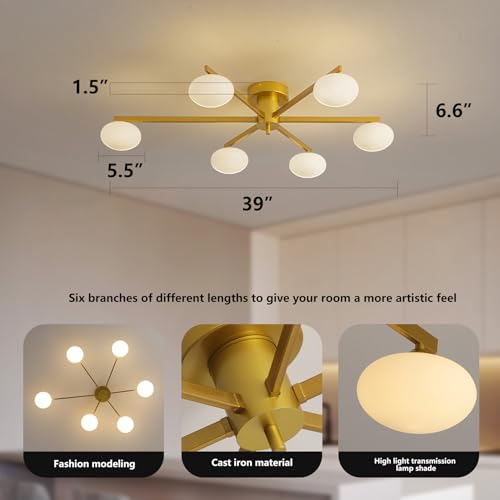 Modern Semi Flush Mount Ceiling Light