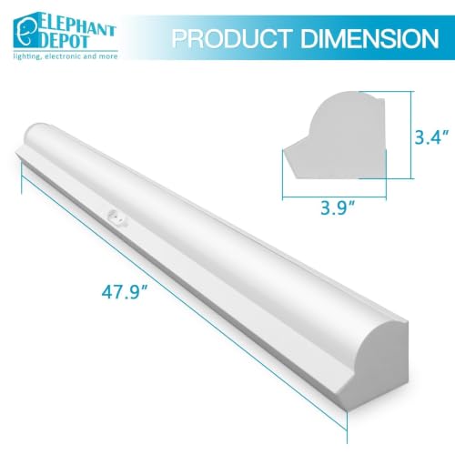 4FT LED Stairwell Light Fixture with Motion Sensor