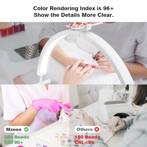 30'' Half Moon Nail Desk Lamp