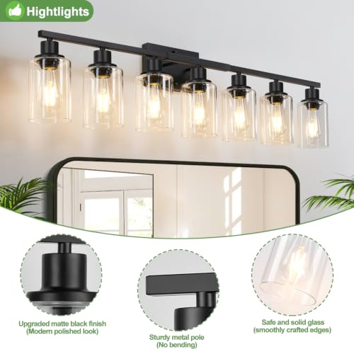 7 Light Bathroom Light Fixtures