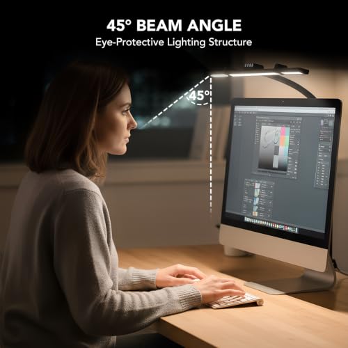 LED Desk Lamp for Home Office with Base