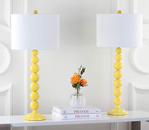 Lighting Collection Jenna Modern Contemporary Yellow Stacked Ball 32 (2 Count)