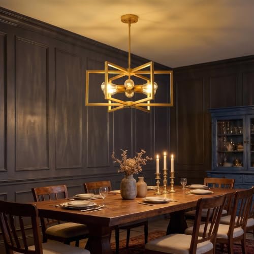 23.6” Gold Chandelier for Kitchen