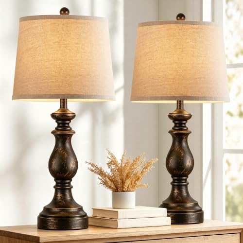 Traditional Table Lamp Set of 2 (2 Count)
