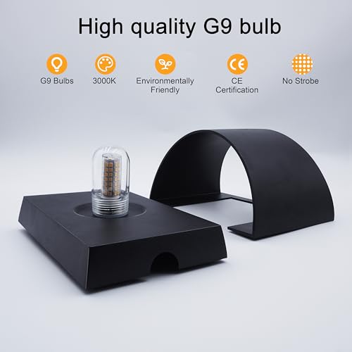 Modern G9 Wall Sconces 2Pack