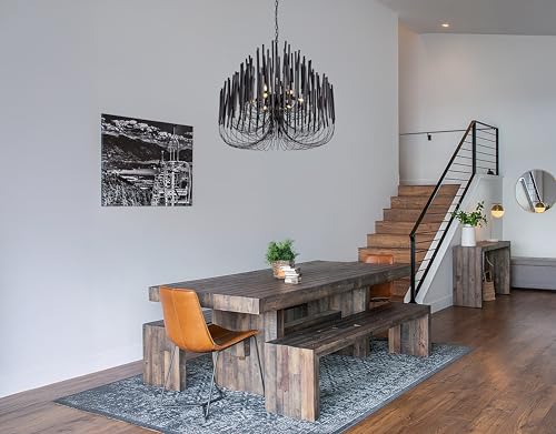 Modern Farmhouse Chandelier for Dining Room 36"