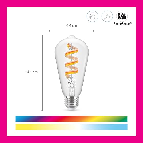Color ST19 Filament LED Smart Bulb (6 Count)