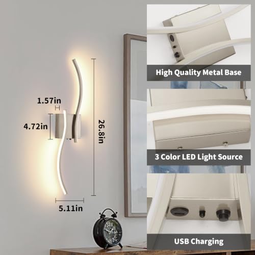 LED Battery Operated Wall Scones (2 Count)