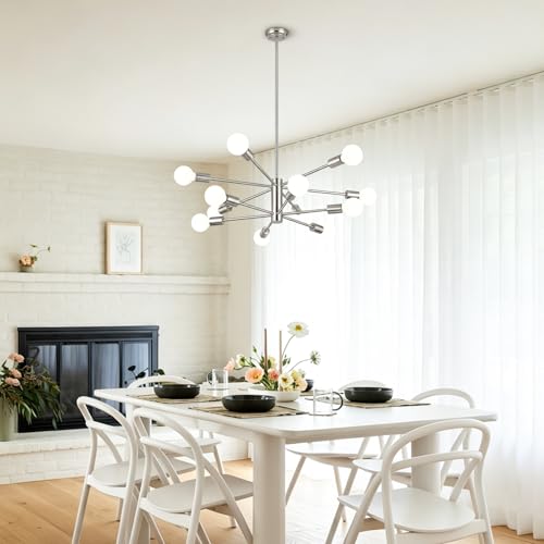 12 Light Modern Chandelier for Dining Room