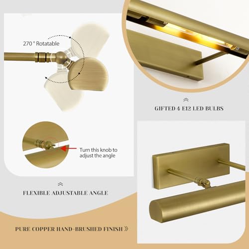 Brass Picture Lights for Wall