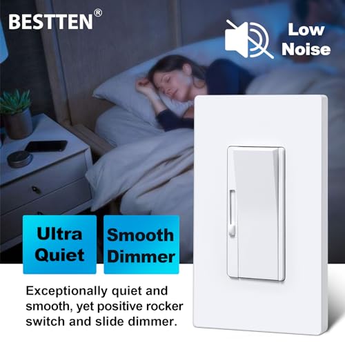 10 Bulk Slim Dimmer Light Switch (10 Count)