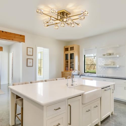 Modern Ceiling Light Fixture with 13