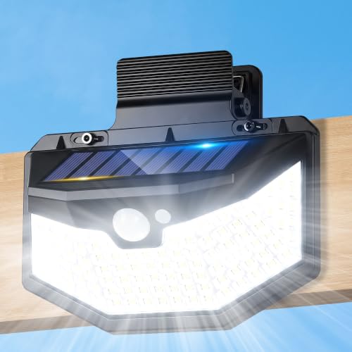 800LM Clip On Solar Lights Outdoor