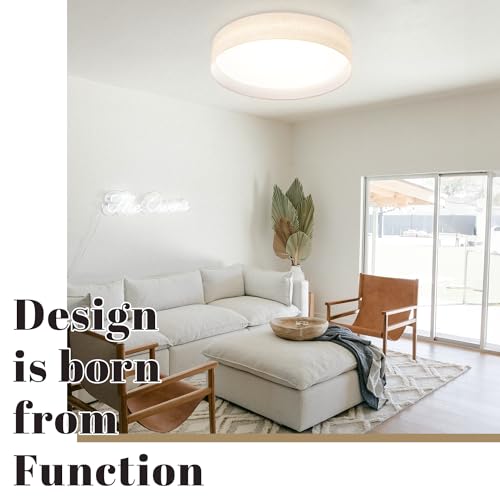 LED Flush Mount Ceiling Light 20 inch