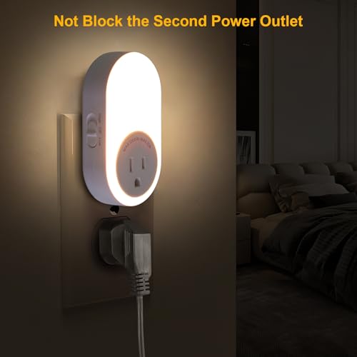 Night Lights Plug Into Wall with Power Outlet
