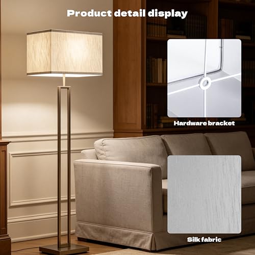 Large Rectangle Lamp Shades Set of 2