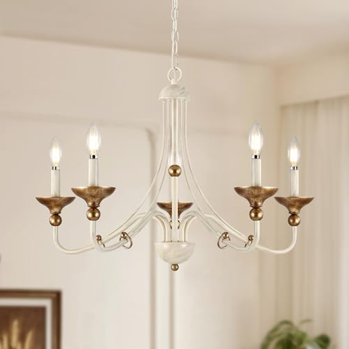 27.1" French Country Chandeliers for Dining Room