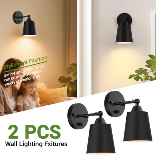 Dimmable Wall Sconces Set of Two (2 Count)