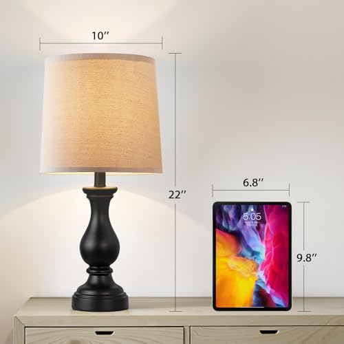 Farmhouse Table Lamps Set of 2 (2 Count)