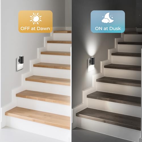 LED Night Lights Plug into Wall (4 Count)
