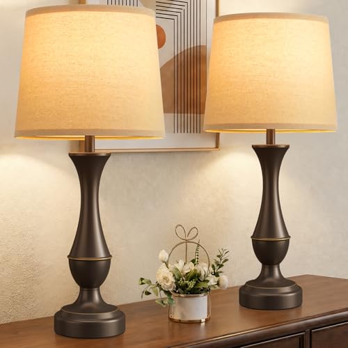 Touch Lamps for Nightstand (2 Count)