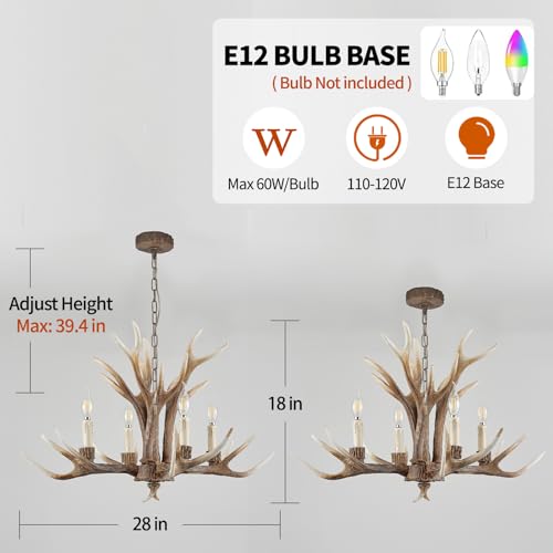 Antler Chandelier Lighting