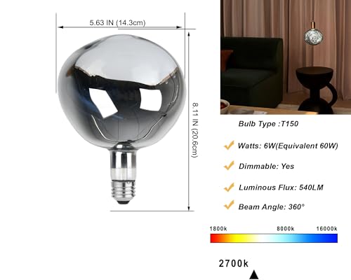 Oversized Giant LED Light Bulb