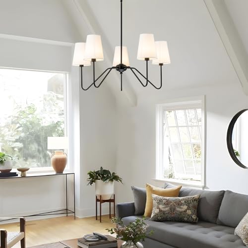 Modern Black Chandelier for Dining Room