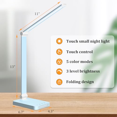 LED Desk Lamp with USB Ports