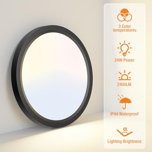 9 Inch LED Flush Mount Ceiling Light Fixture
