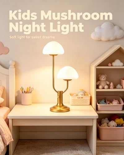 Modern Globe Table Lamp for Bedroom Dimmable Round Ball Lamp