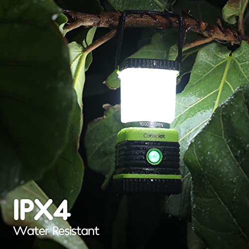 1000LM Battery Powered LED Camping Lantern