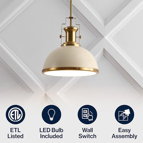 Homer Industrial Dome Pendant 13"
